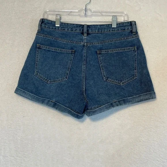 PacSun Mom Shorts Medium Wash High Waisted Denim Jean Shorts Size 28 AL68 - Picture 8 of 8